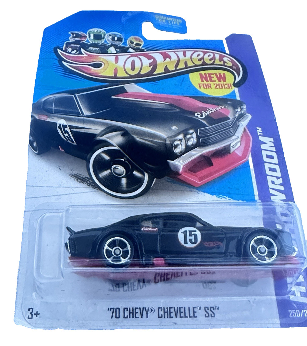 2013 Hot Wheels HW Showroom 70 Chevy Chevelle SS Black - NEW H2